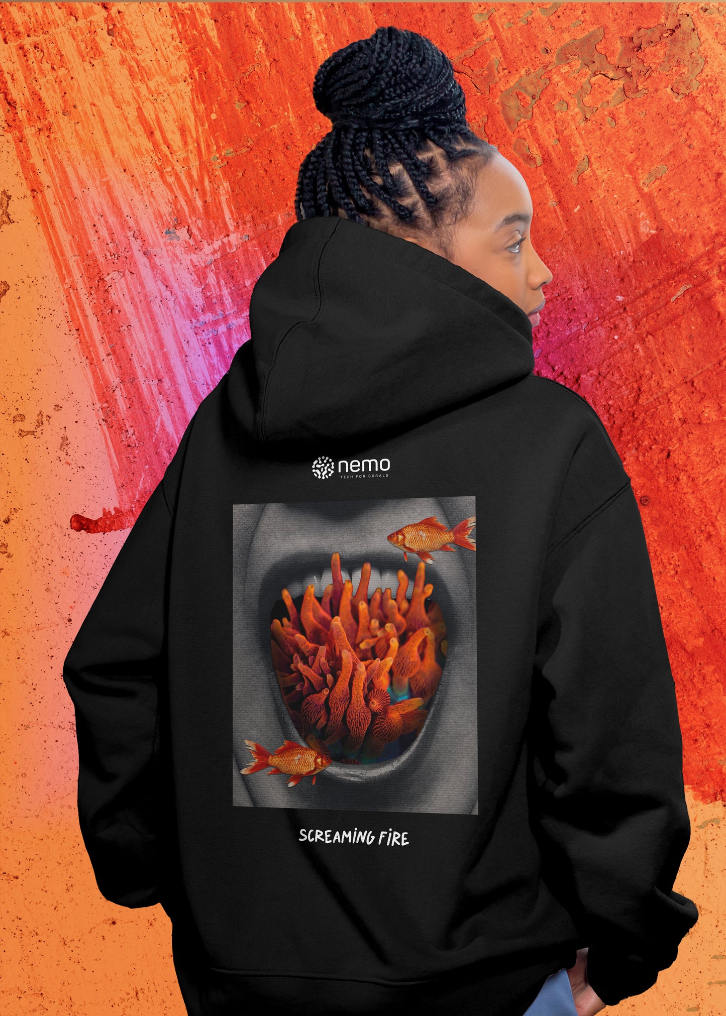 Screaming Fire – NFT Official Hoodie | LovelyCorals